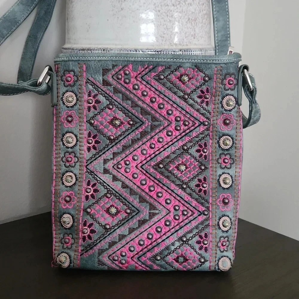- P&G Tribal Print Crossbody Bag